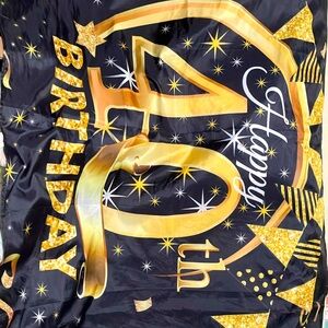 Cool Birthday BANNER: Happy 40th Birthday